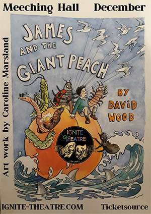James and The Giant Peach by David Wood Poster